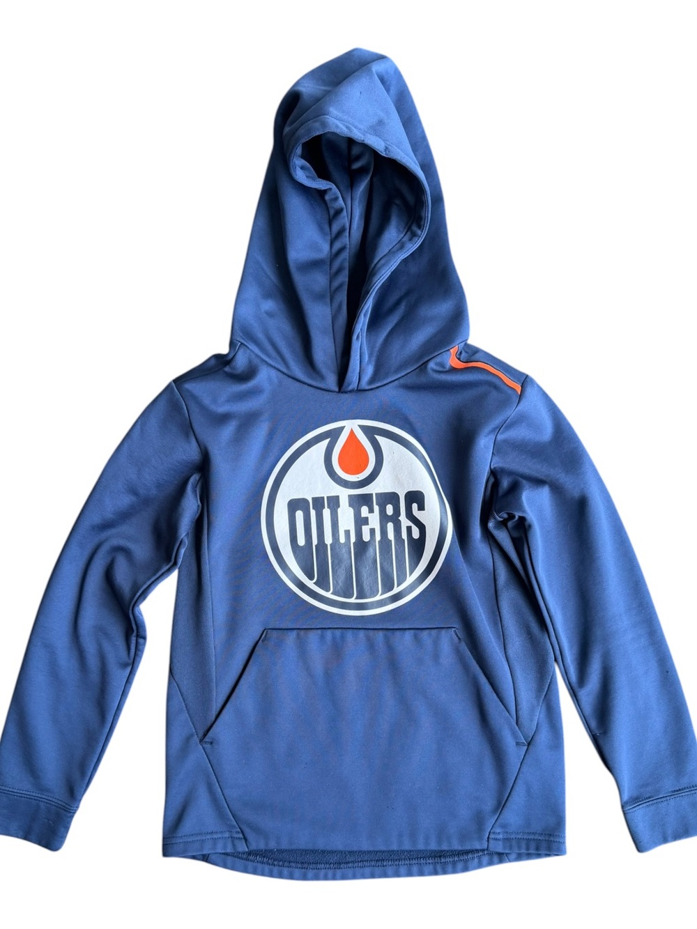 Edmonton Oilers NHL Blue Hoodie Pullover Youth Size: S (8)